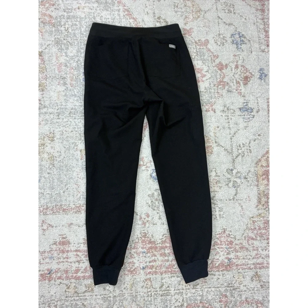 FIGS Zamora Jogger Scrub Pants • Black • XS